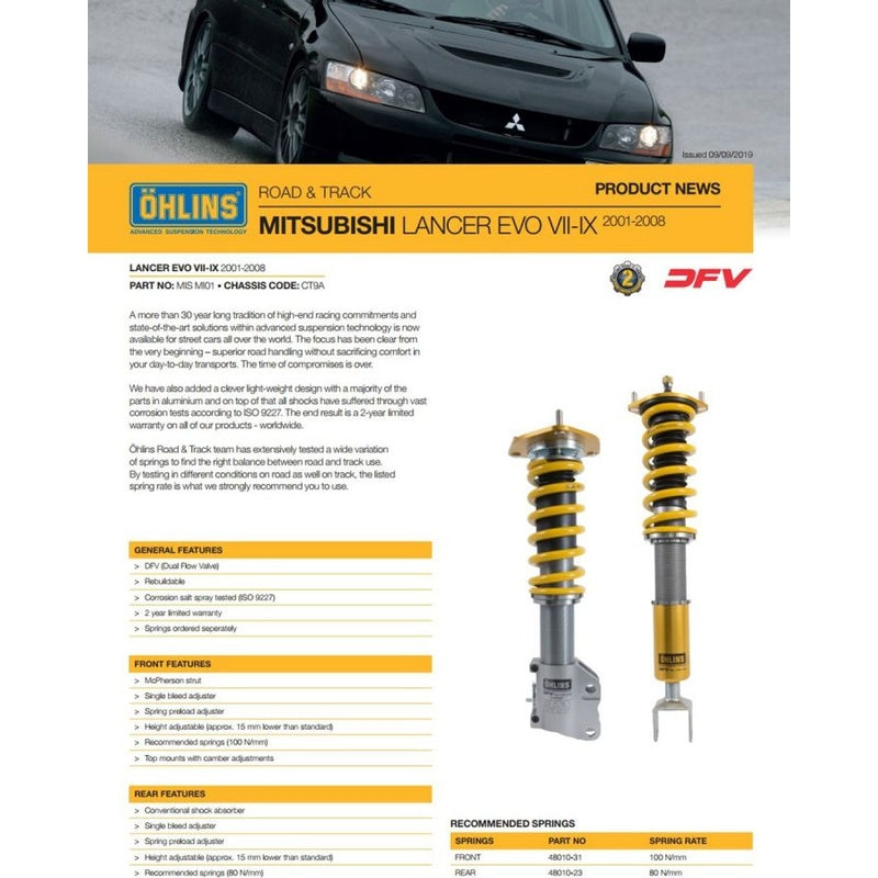Lancer Evolution Track Suspension Package