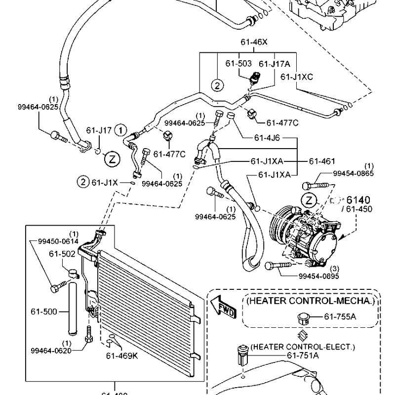 Mazda3 Air Conditioning Overhaul Package