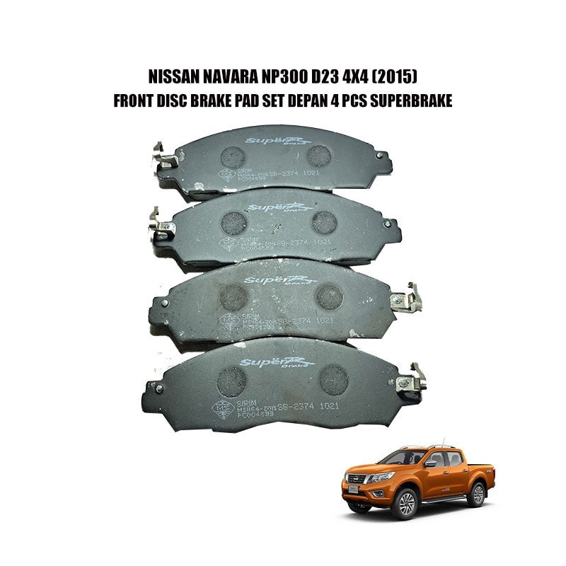Navara Brake Disc and Pad Kit Front