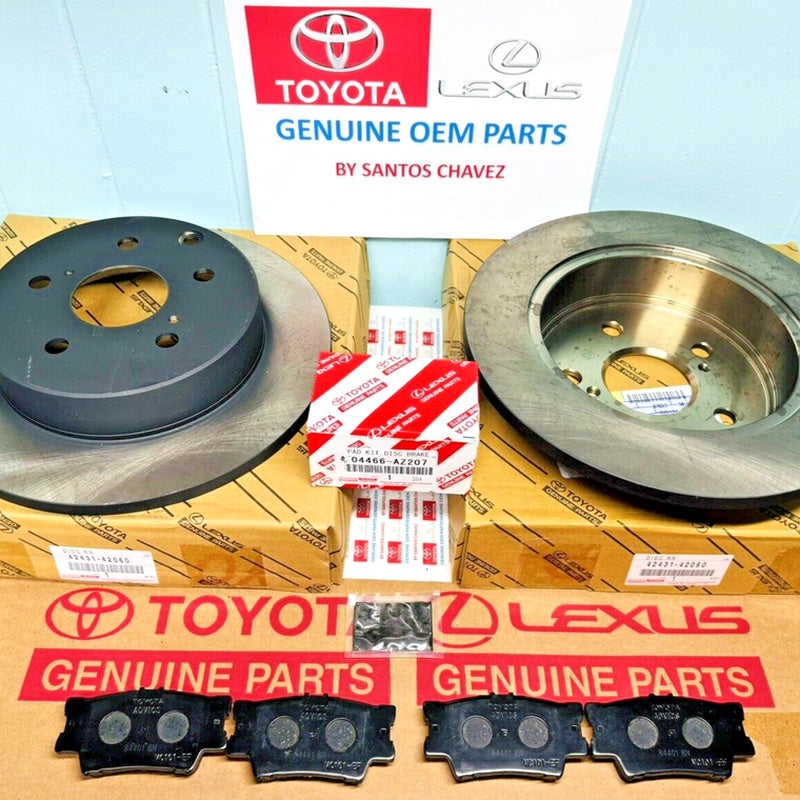 RAV4 Brake Disc and Pad Kit Rear